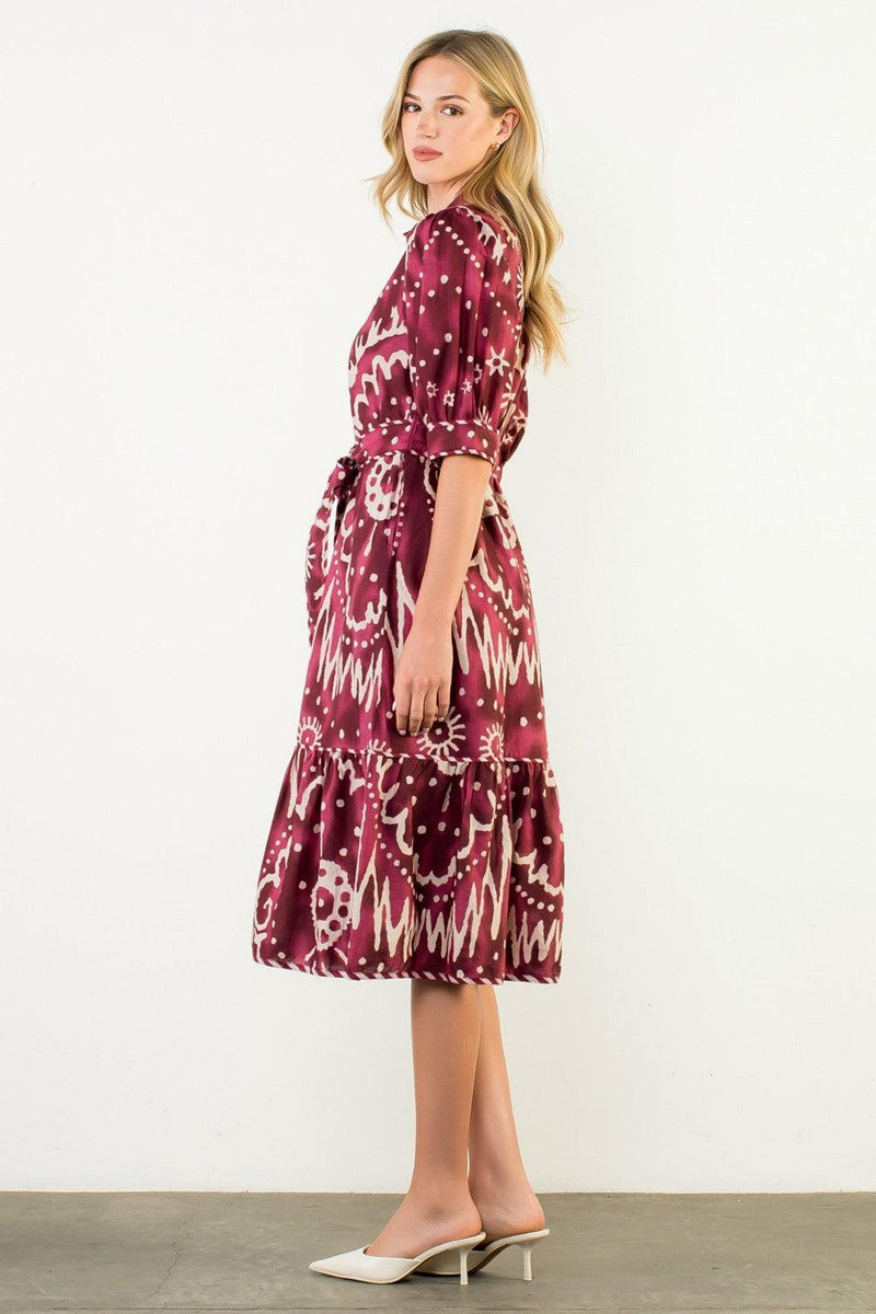 THML Georgia Midi Dress- PL-Hand In Pocket