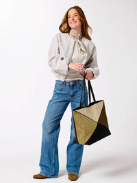 ROMY TOTE: MOSS-Hand In Pocket