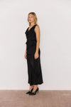 MINKPINK Momento Bias Skirt- Black-Hand In Pocket