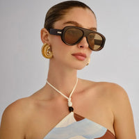 Le Specs Dream Boat - Cocoa-Hand In Pocket
