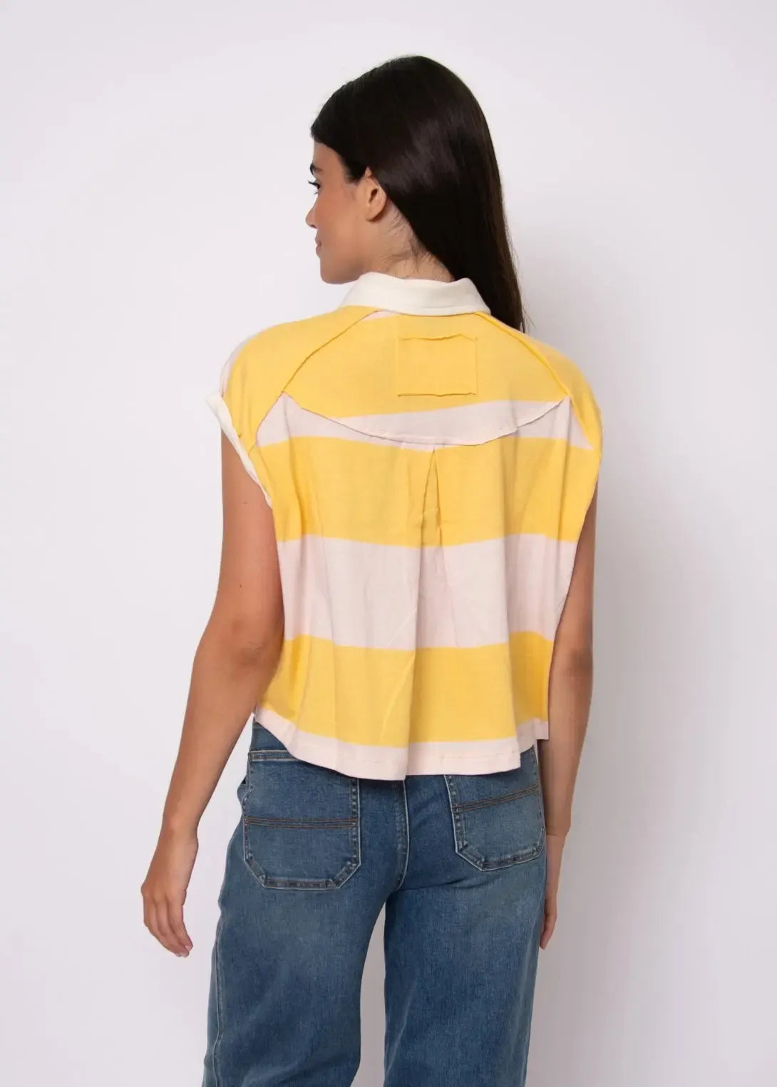 RD Style Harper Boxy Top - Pale Pink-Hand In Pocket