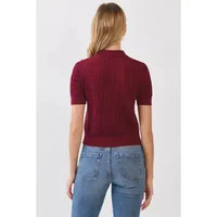 Hallie Sweater - Burgundy