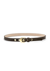 Laurel & Gold Sawtelle Belt - Chocolate-Hand In Pocket
