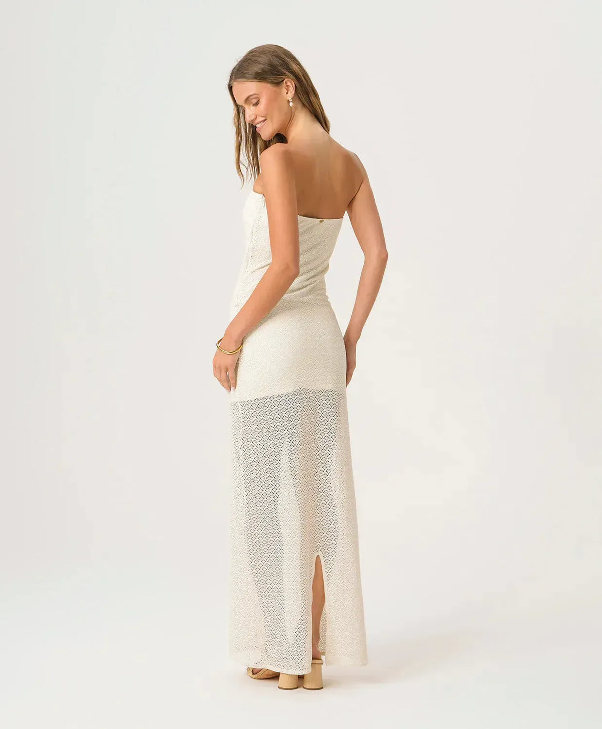 PQ Swim Aura Dress - Biscotti-Hand In Pocket