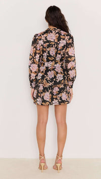 MINKPINK Willow Belted Mini Dress- Floral-Hand In Pocket