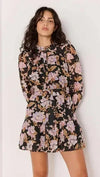MINKPINK Willow Belted Mini Dress- Floral-Hand In Pocket