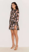 MINKPINK Willow Belted Mini Dress- Floral-Hand In Pocket