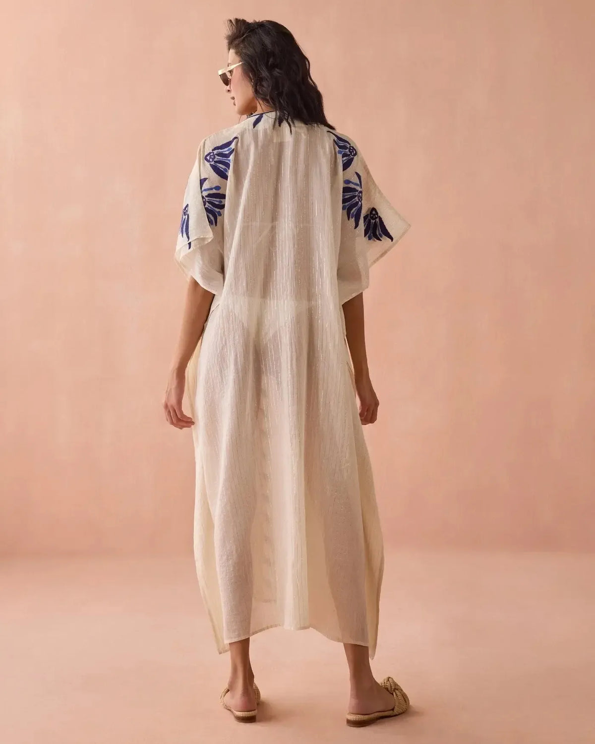 omika sleeveless embroidered mini dress SIMKHAI Raina Mini Dress in Baby Blue
