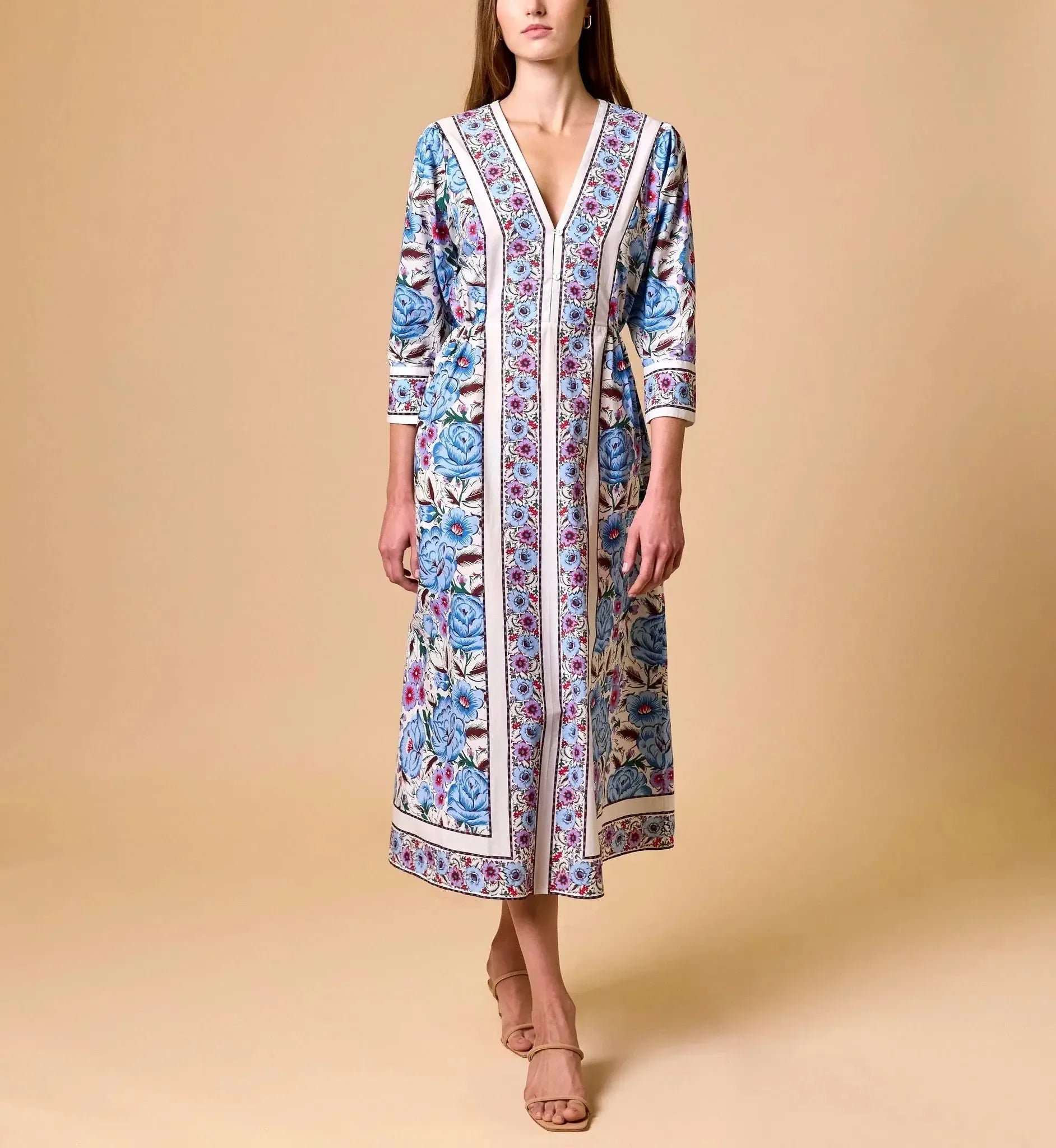 Cleobella Blanche Midi Dress- Fluora-Hand In Pocket