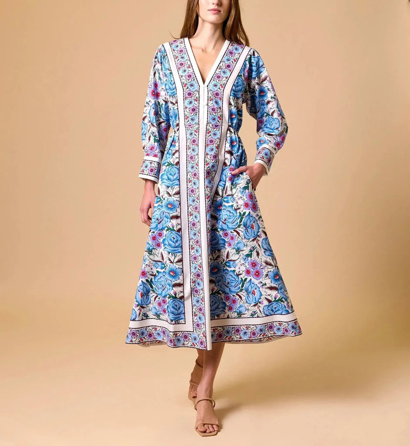 Cleobella Blanche Midi Dress- Fluora-Hand In Pocket