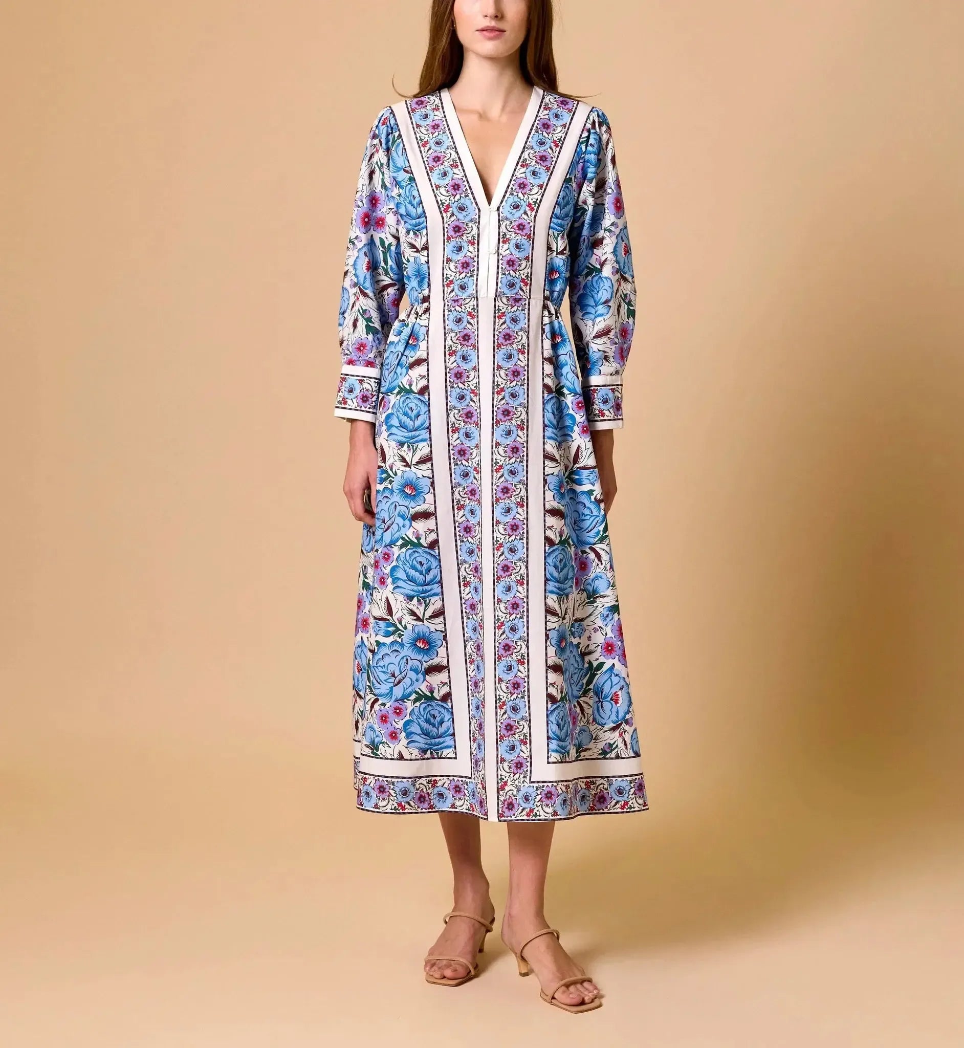 Cleobella Blanche Midi Dress- Fluora-Hand In Pocket