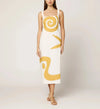 Cleobella Brie Midi Dress- Ivory-Hand In Pocket