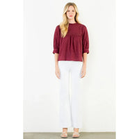 THML Julia Top - Burgundy