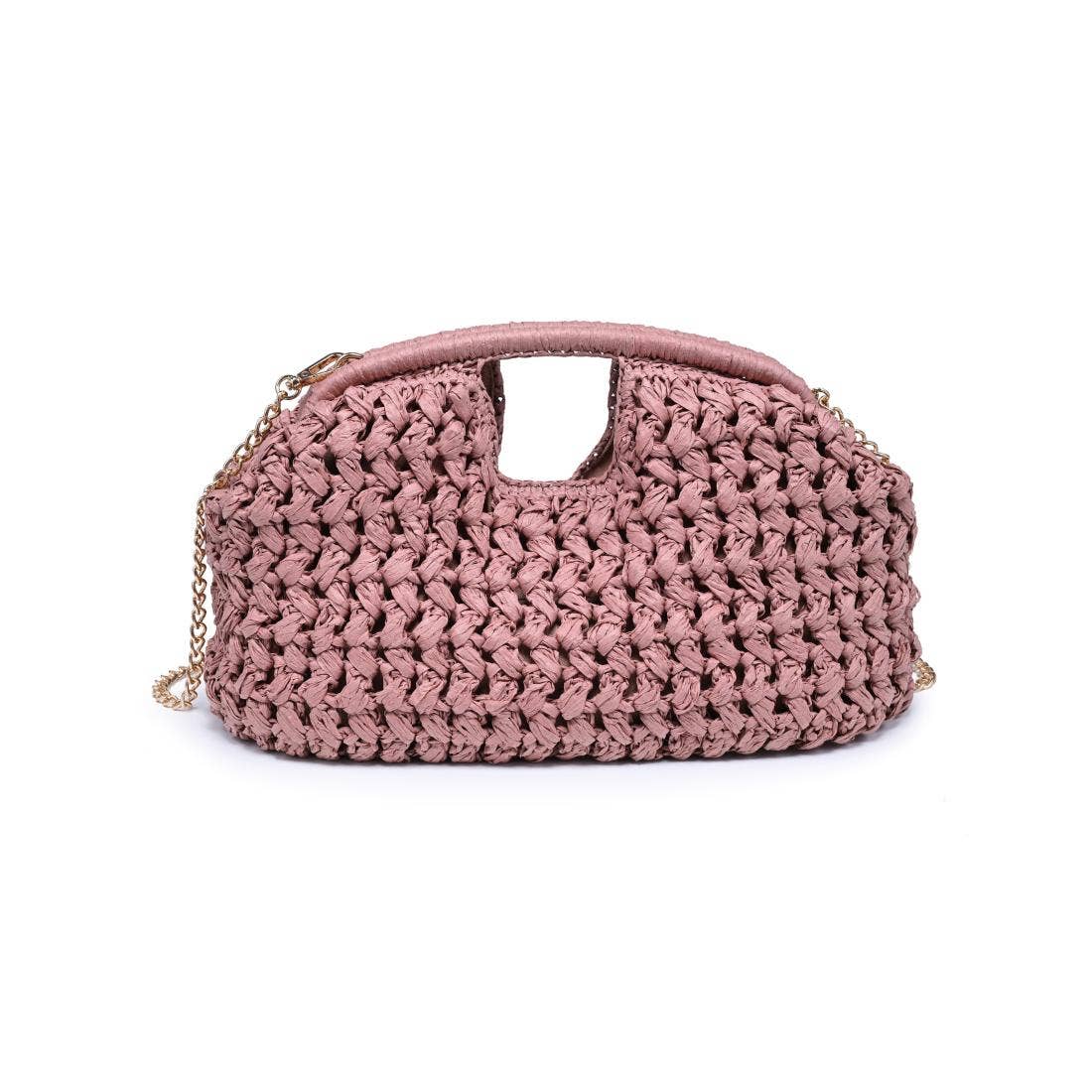 Abigail Crossbody - Mauve-Hand In Pocket