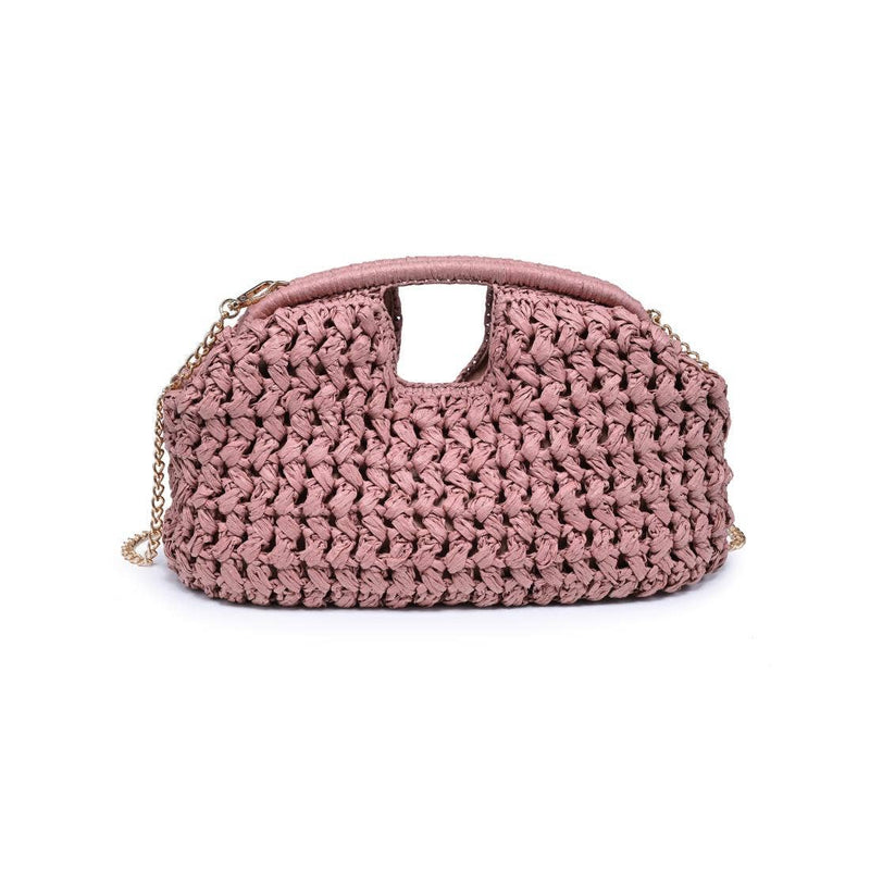 Abigail Crossbody - Mauve-Hand In Pocket