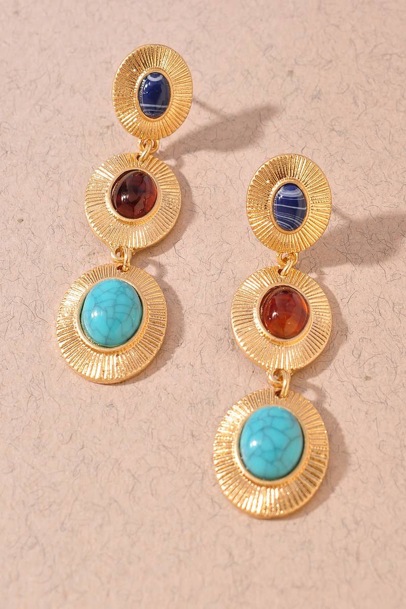 Seraphina Statement Drop Earrings - WGBL-Hand In Pocket