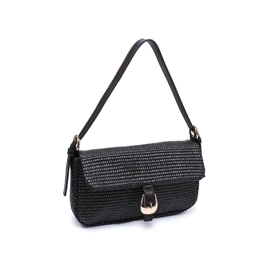 Gloria - Straw Crossbody: Chocolate