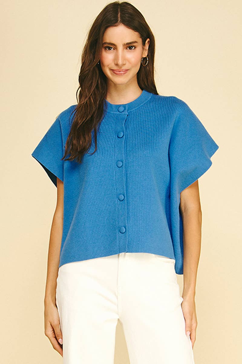 Willa Sweater - Urban Blue