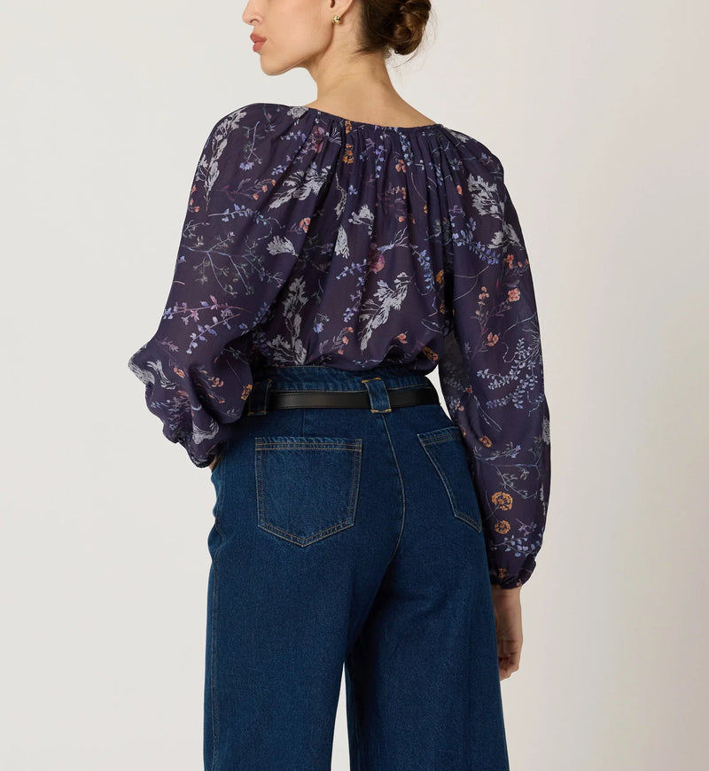 Cleobella Catherine Blouse-Viviana Print