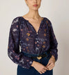 Cleobella Catherine Blouse-Viviana Print
