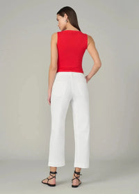 Joe’s Jeans The Wilder Relaxed Barrel- White-Hand In Pocket