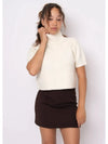 RD Style Sharee Short Sleeve Sweater- Winter White