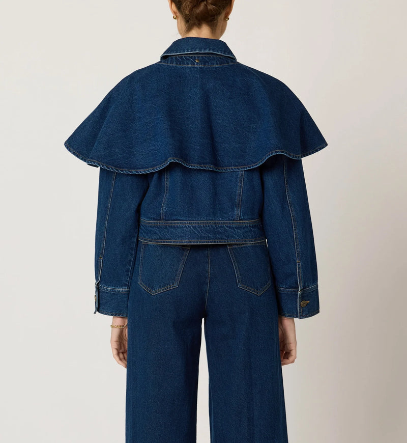 Cleobella Clarke Jacket- Dark Denim