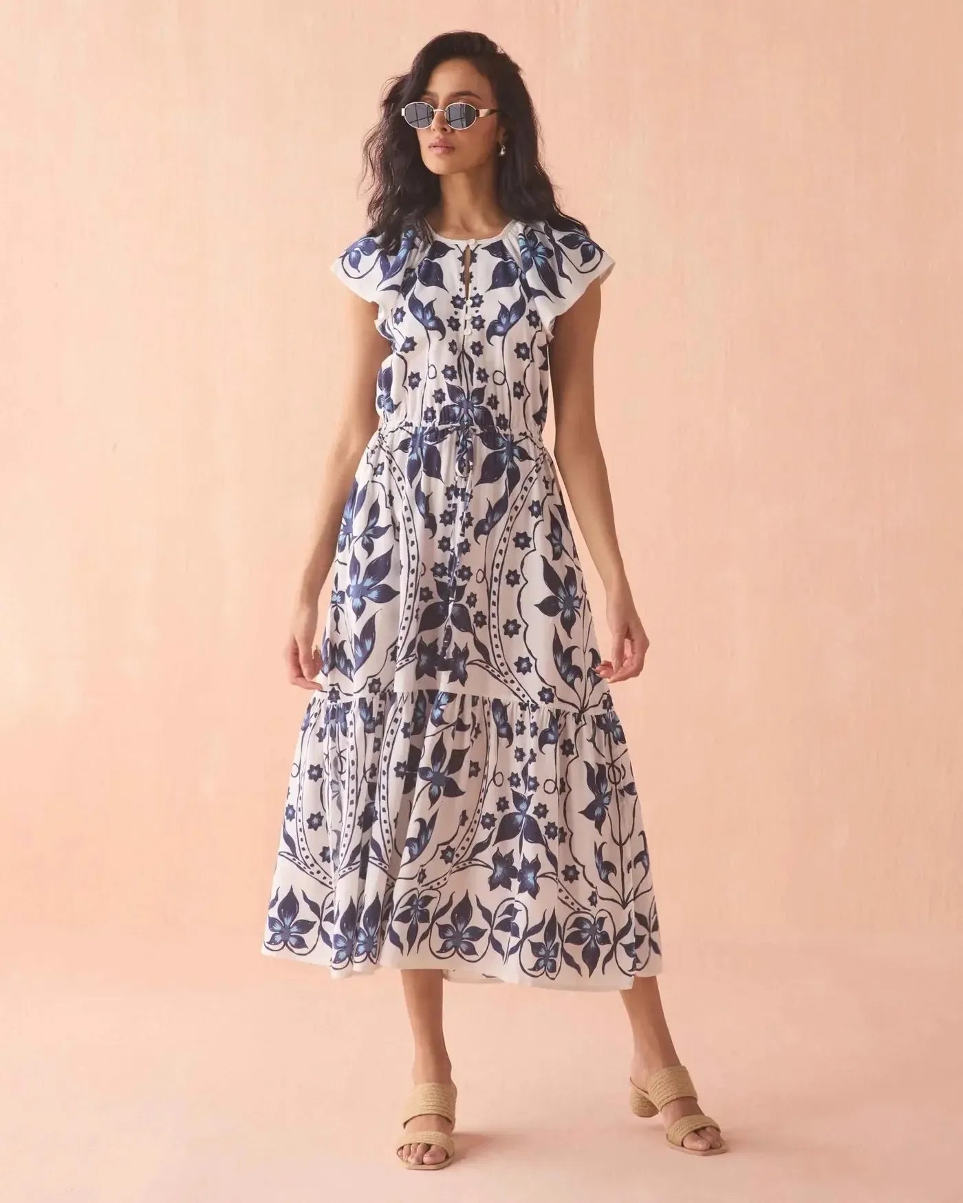 Omika Cora Midi - Ceci Bluestone-Hand In Pocket