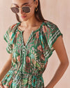 Omika Cora Midi Dress- Kala Kelp