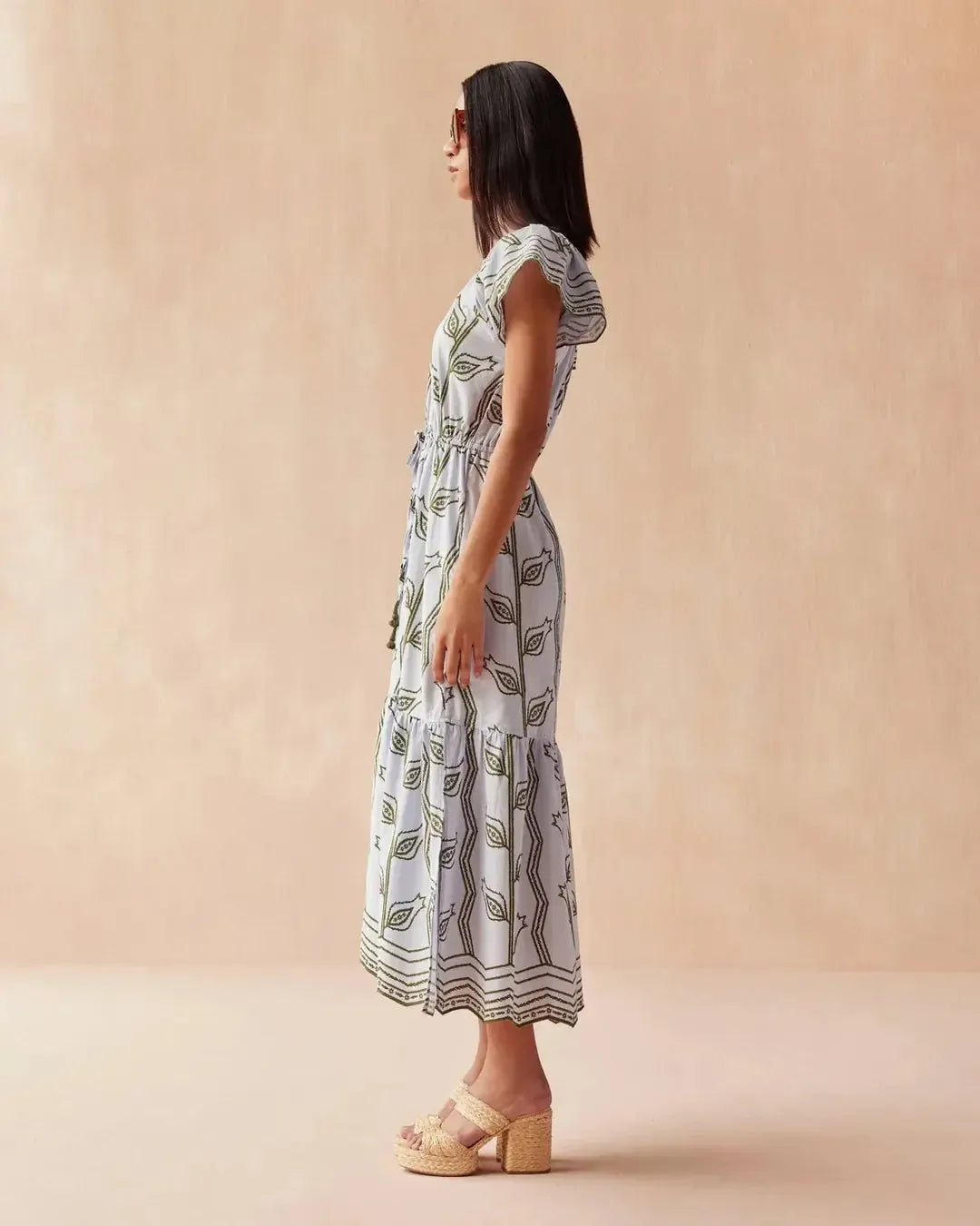 Omika Cora Midi- Vani Dew-Hand In Pocket