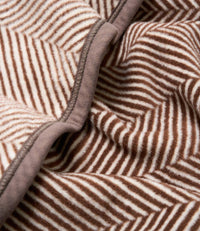 Harborview Herringbone Chocolate Blanket: Original