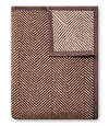 Harborview Herringbone Chocolate Blanket: Original