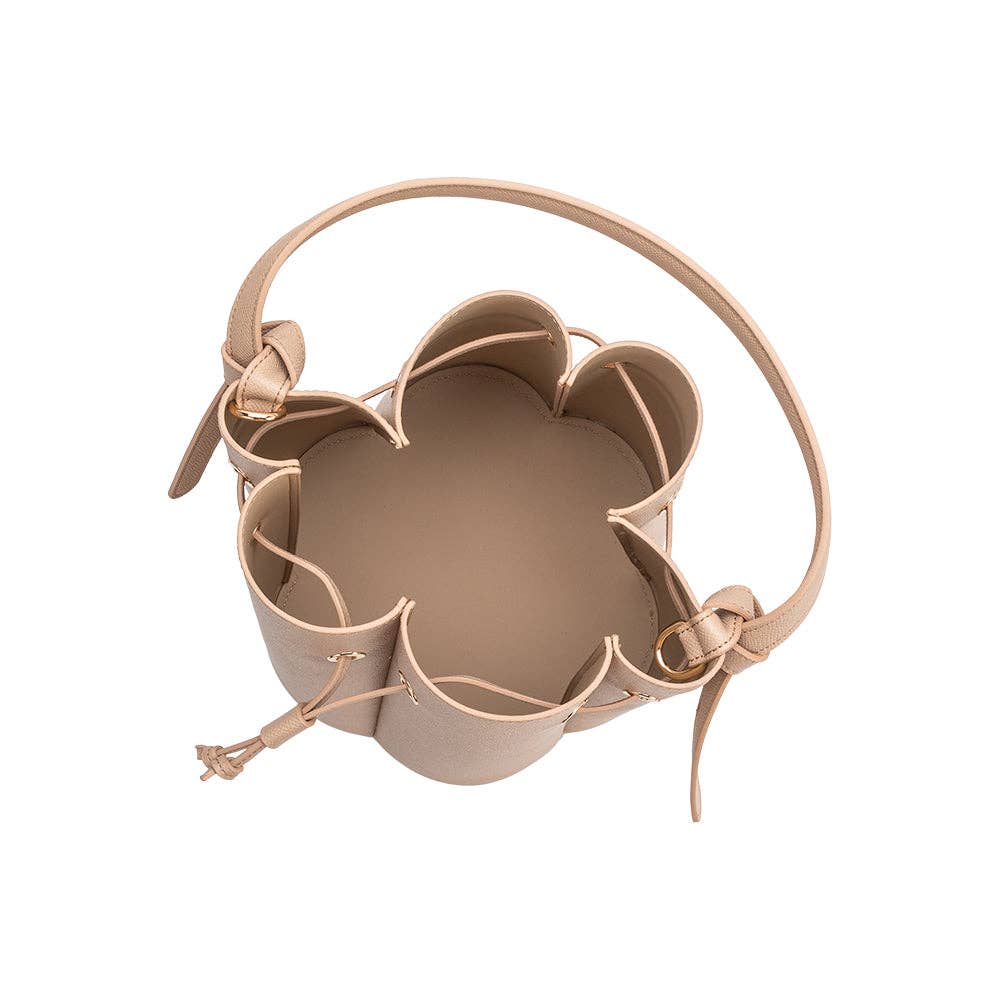 Laguna Nude Recycled Vegan Leather Top Handle Bag-Hand In Pocket