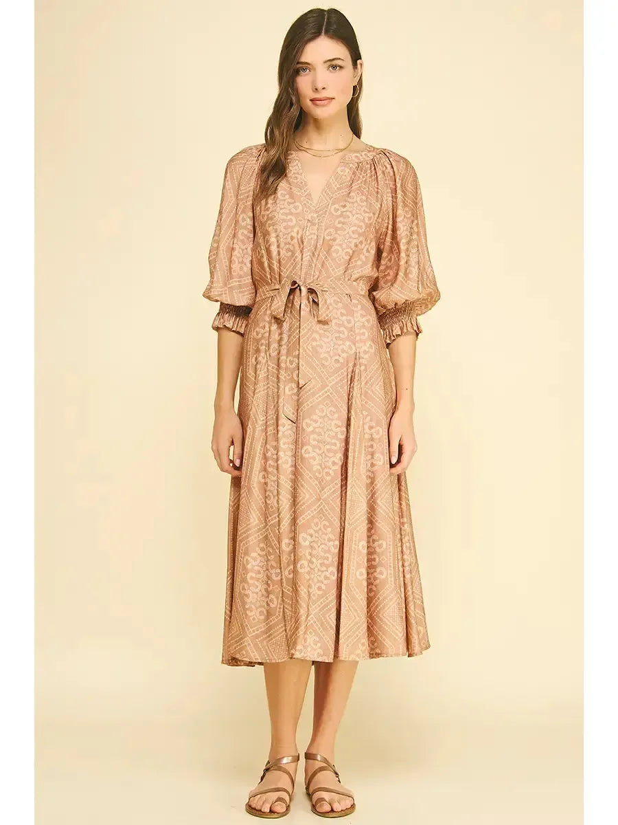 Andy Dress- Brown ***FINAL SALE***-Hand In Pocket
