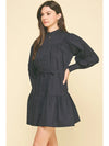 Crew Dress- Ink