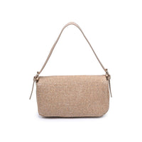 Gloria - Straw Crossbody: Natural-Hand In Pocket