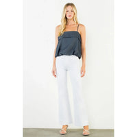 THML Caroline Top - Navy-Hand In Pocket
