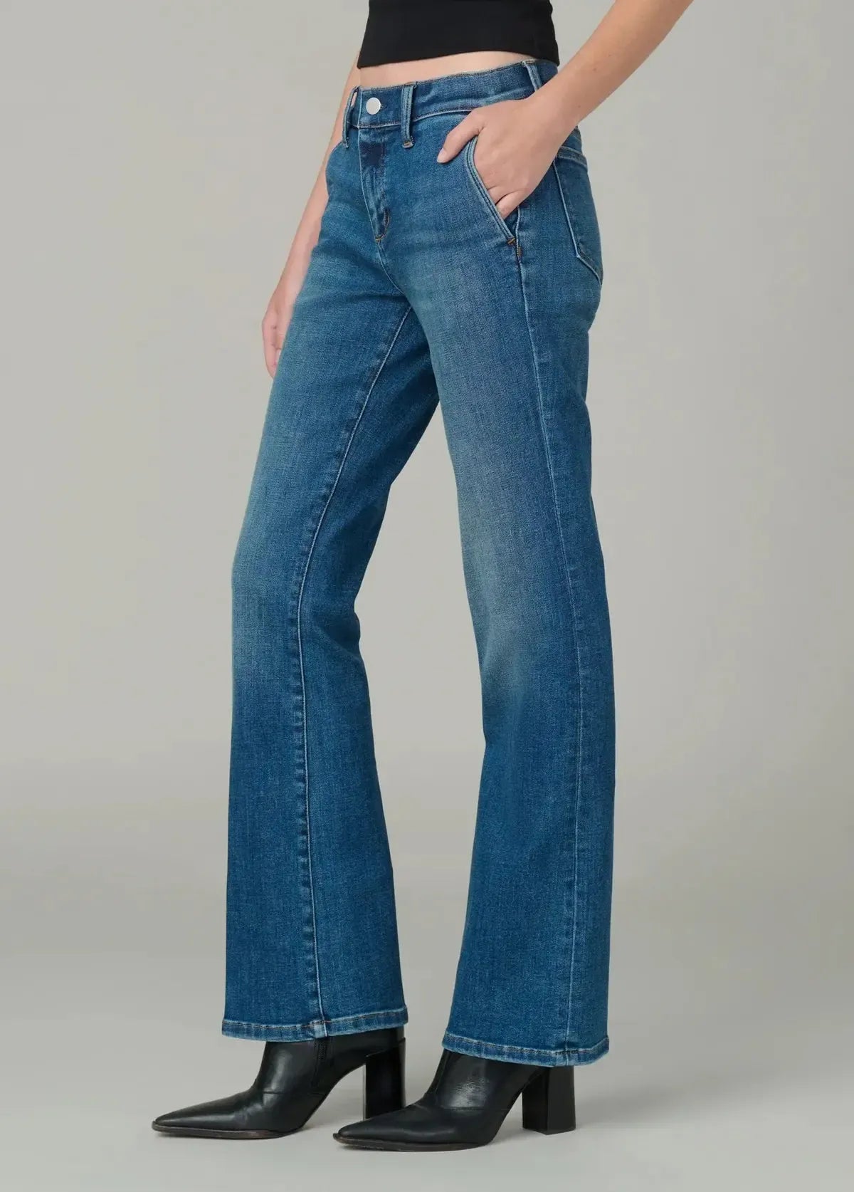 Joe's Jeans The Provocateur Petite Trouser- Crave-Hand In Pocket