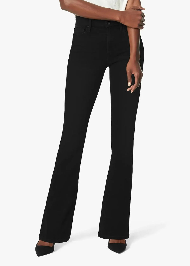 Joe's Jeans The Provocateur Petite Bootcut- Black-Hand In Pocket