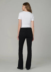 Joe's Jeans The Provocateur Petite Bootcut- Black-Hand In Pocket