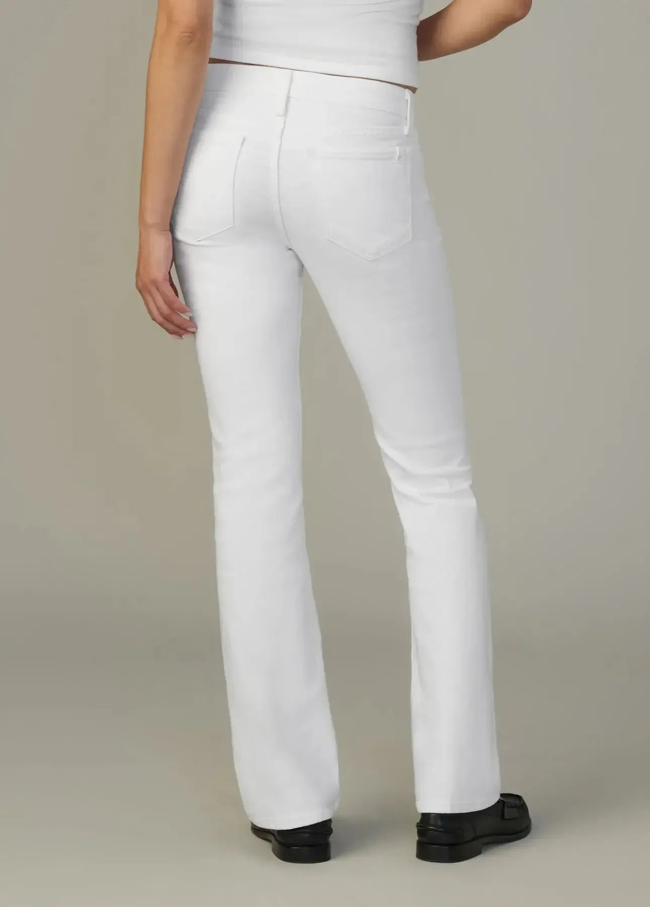 Joe's Jeans The Provocateur Petite Bootcut- White-Hand In Pocket