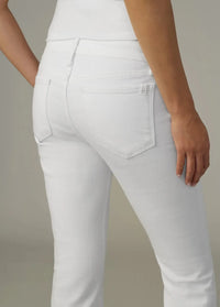 Joe's Jeans The Provocateur Petite Bootcut- White-Hand In Pocket