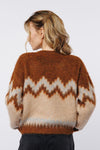 Ciebon Berget PO Sweater - Brown Multi