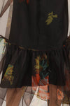 Caroleena Dress- Coffee blooms-Hand In Pocket