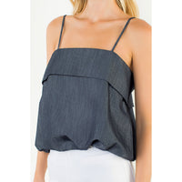 THML Caroline Top - Navy-Hand In Pocket