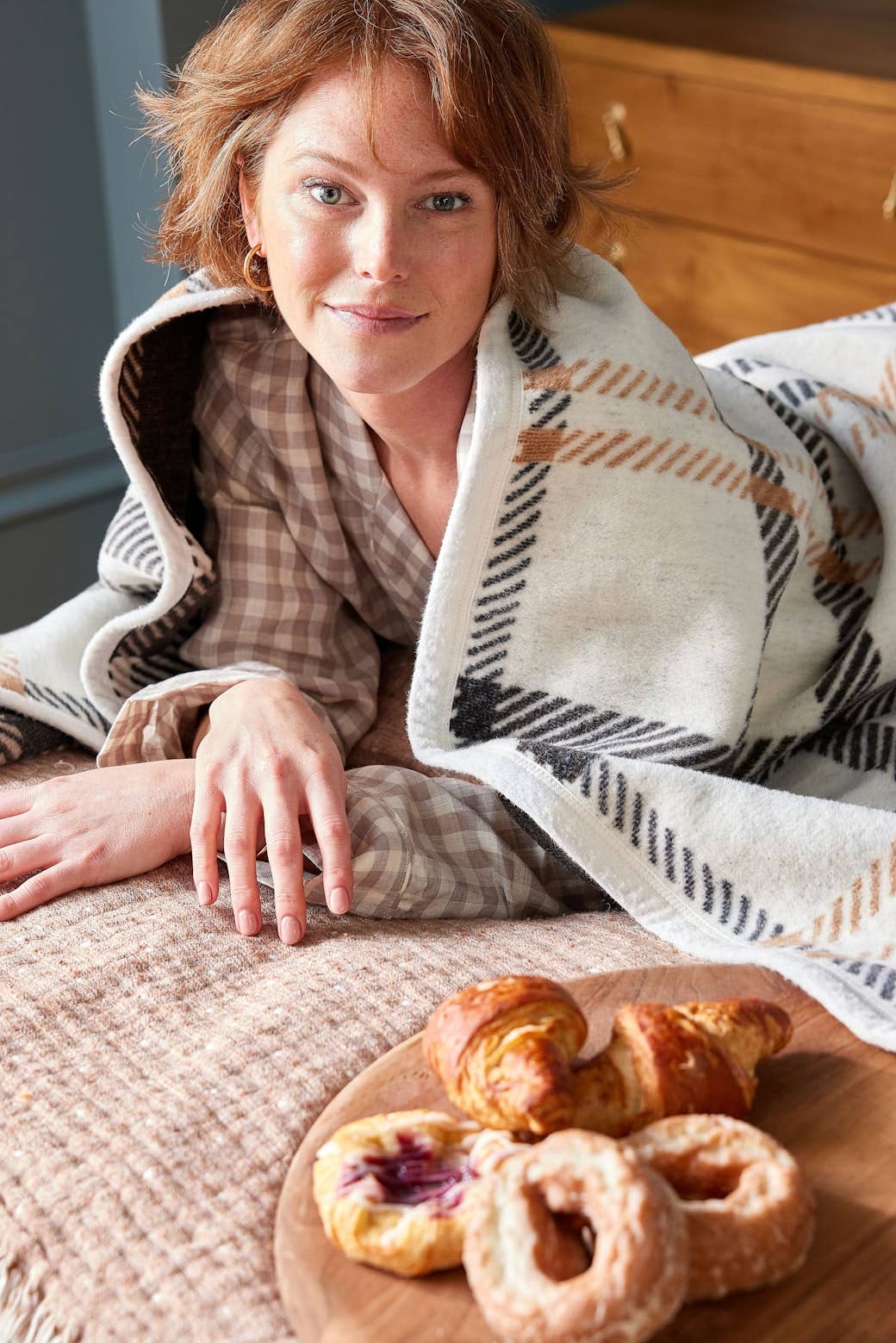 Griffin Plaid Blanket: Original-Hand In Pocket