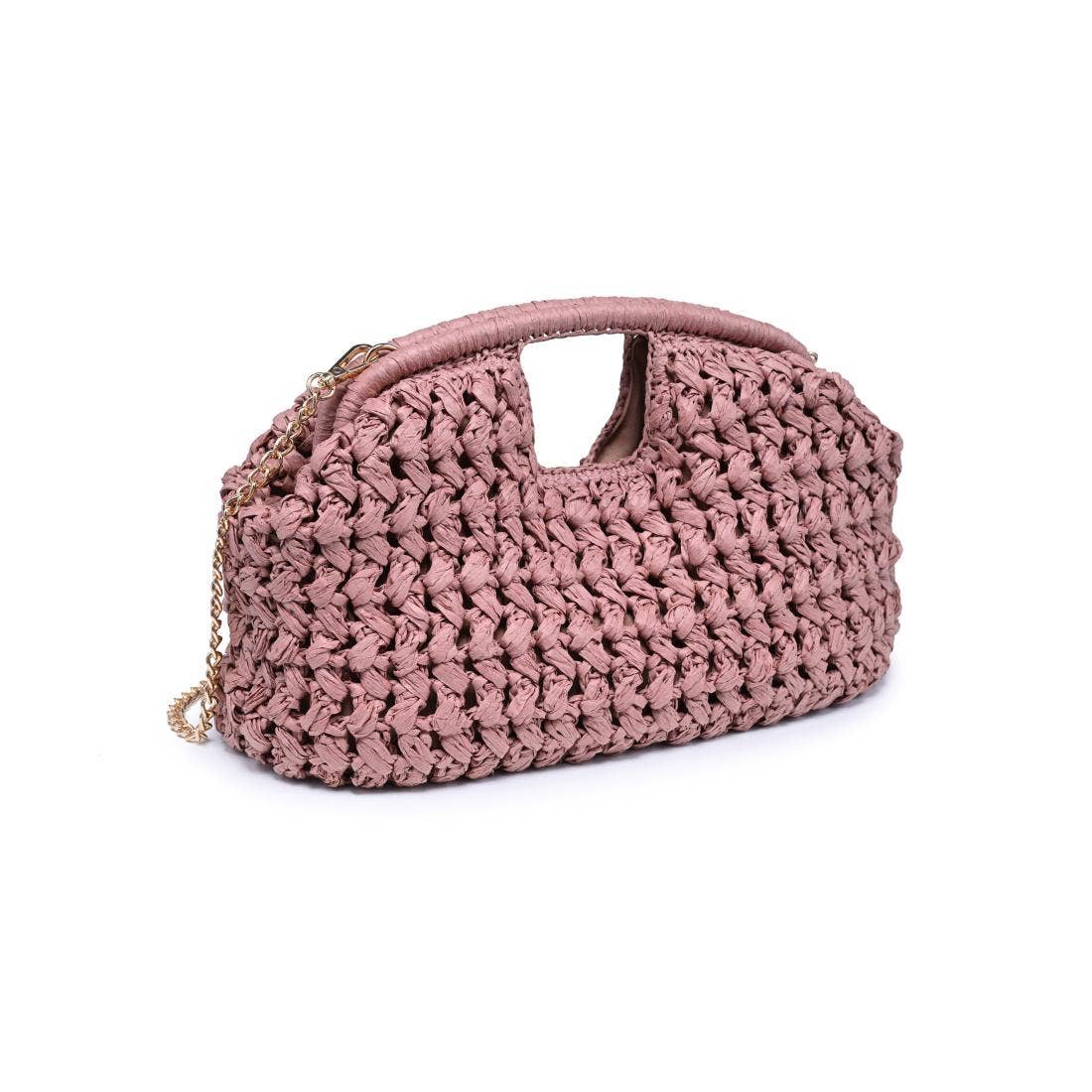 Abigail Crossbody - Mauve-Hand In Pocket