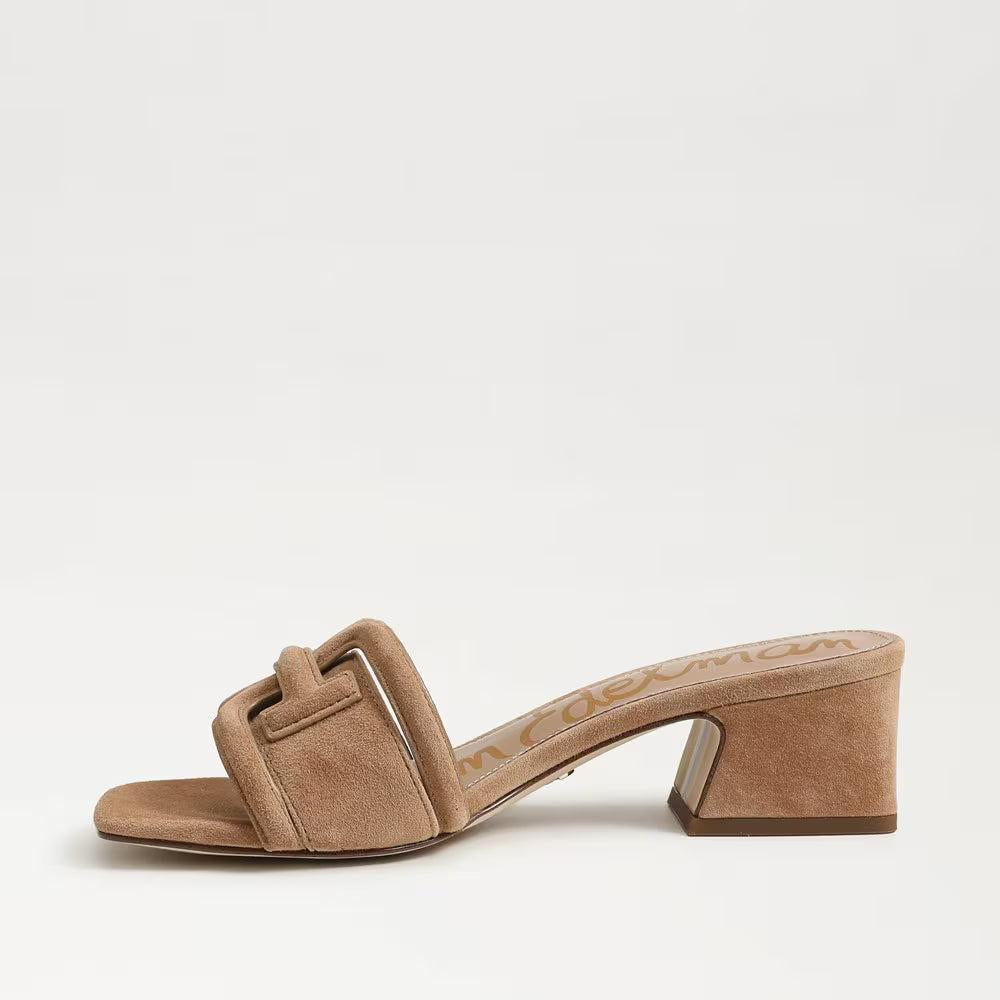 Sam Edelman Waylon Block Heel- Cyprus Tan-Hand In Pocket