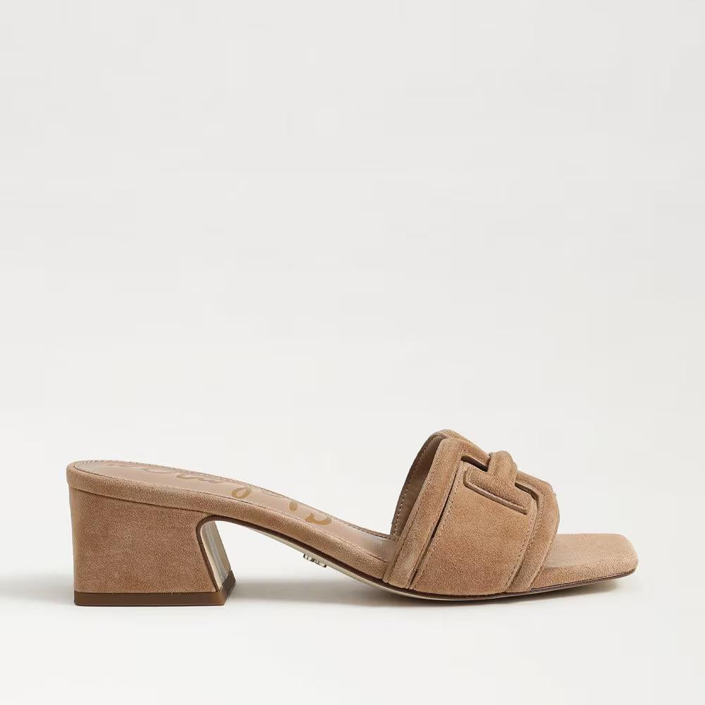 Sam Edelman Waylon Block Heel- Cyprus Tan-Hand In Pocket