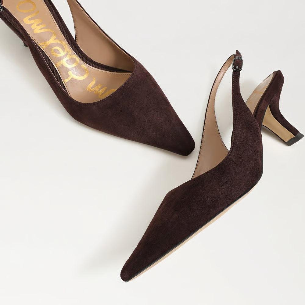 Sam Edelman Bianka Slingback Pump - Cafe Noir-Hand In Pocket